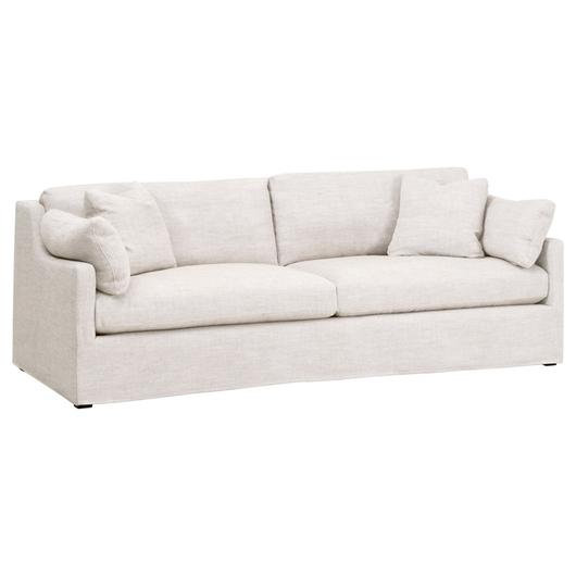 Lena 95" Slope Arm Slipcover Sofa by Essentials For Living