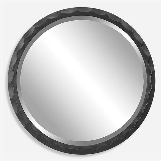 Scalloped Edge Round Mirror by Uttermost