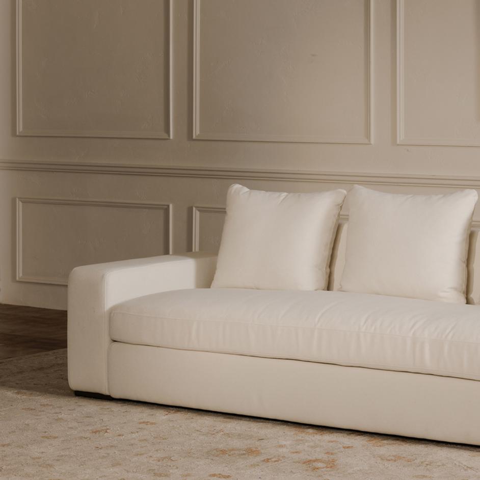 Thomas Sofa Ivory by Moes Home