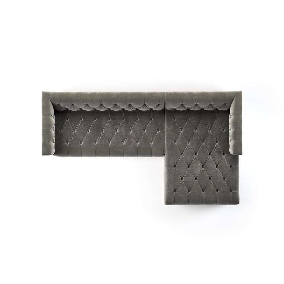 Maxx 2Pc Raf Sectional In 109 In Sapphire Brch by FOUR HANDS