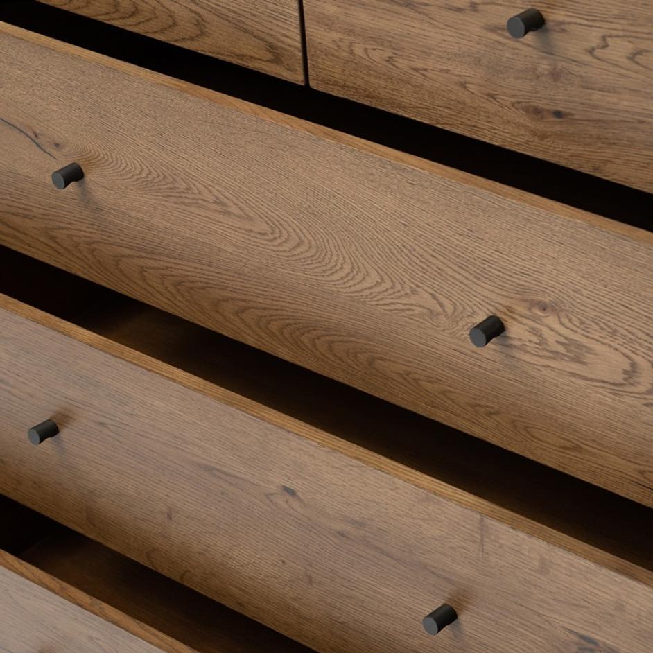 Eaton 5 Drawer Dresser - Amber Oak Resin by Four Hands