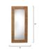 Harbor Seagrass Rectangle Floor Mirror by Jamie Young