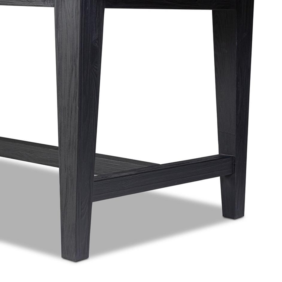 Alfie Dining Table - Black Pine by Four Hands