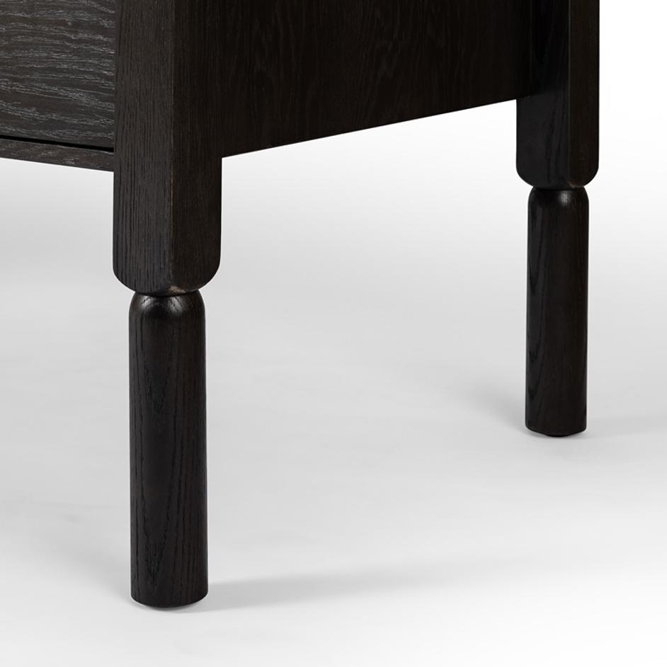 Concord Desk In Charcoal Oak by FOUR HANDS