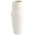 Leela Vase in White by Cyan Design