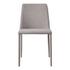 NORA FABRIC DINING CHAIR LIGHT GREY-M2 by Moes Home