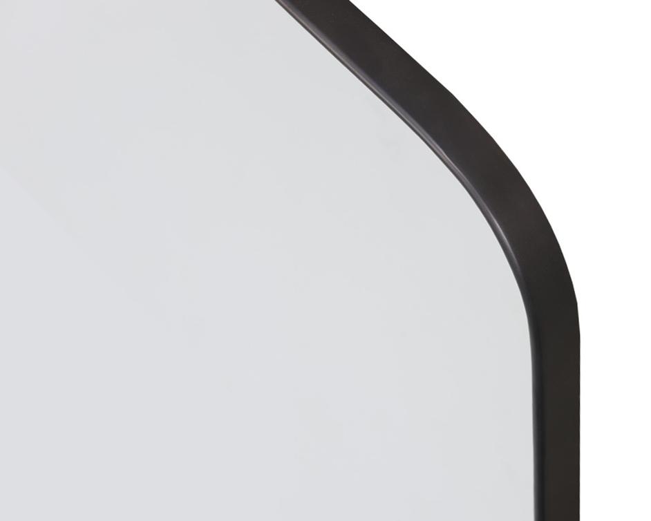 Calabasas Floor Mirror - Black by Sunpan