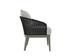 CAPRI LOUNGE CHAIR - SMOKE GREY - COPACABANA MARBLE by Sunpan