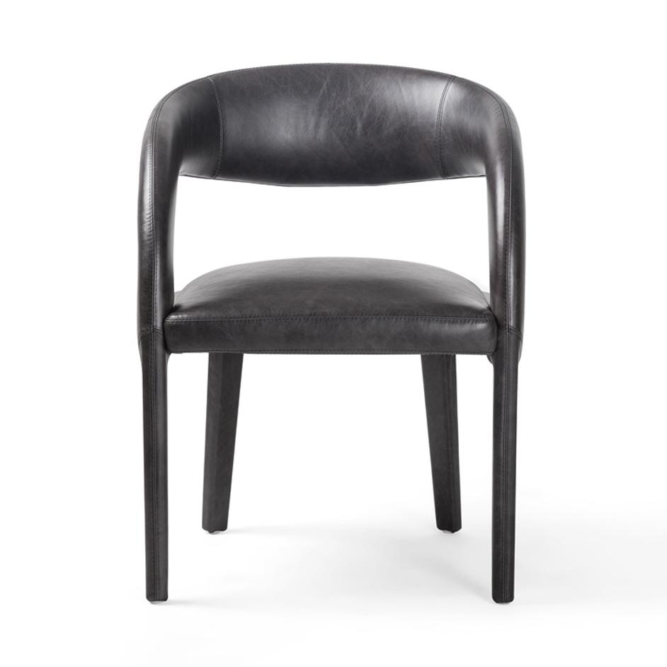 Hawkins Dining Chair In Sonoma Black by FOUR HANDS