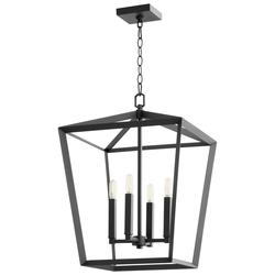 Hyperion 4Lt Chandelier In Noir by Cyan Design