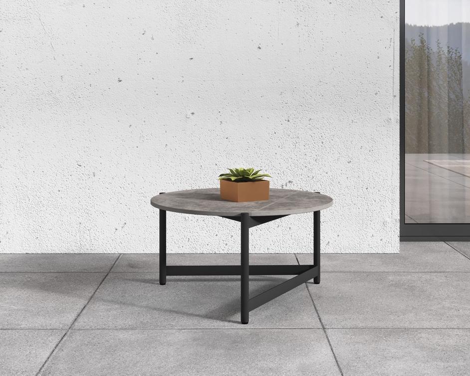 AMALFI COFFEE TABLE - SMALL - GREY by Sunpan