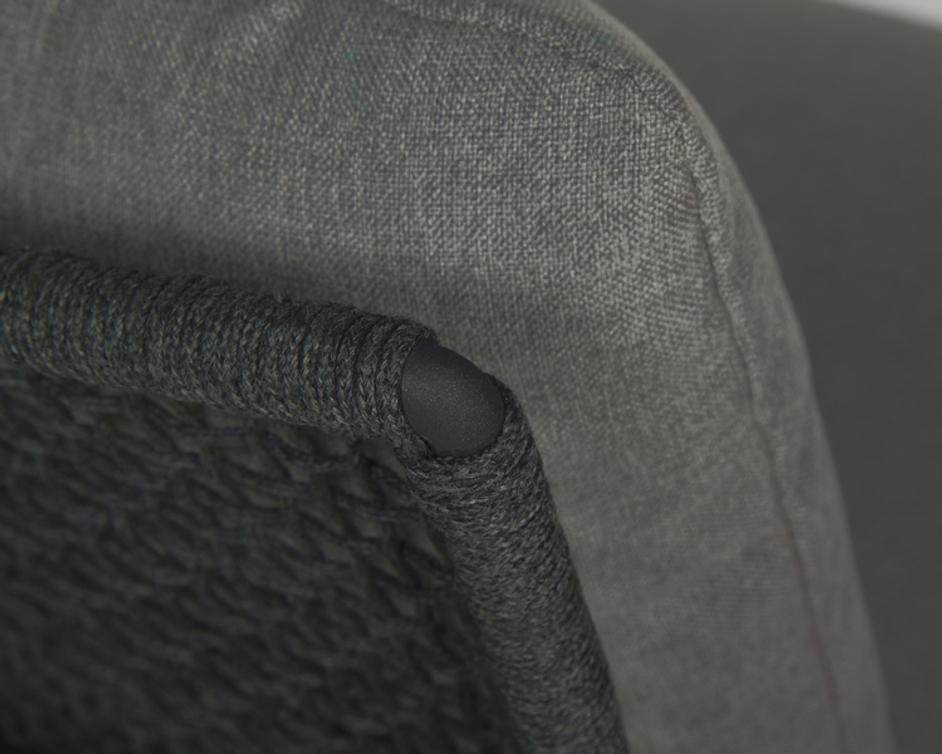 BARI LOUNGE CHAIR - CHARCOAL - GRACEBAY GREY by Sunpan