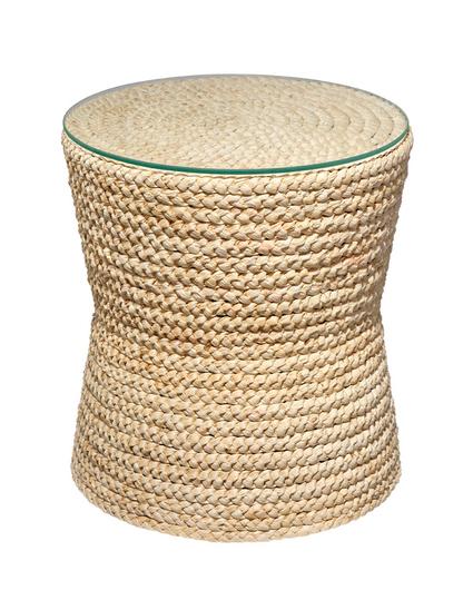 Grain Braided Side Accent Table by Jamie Young