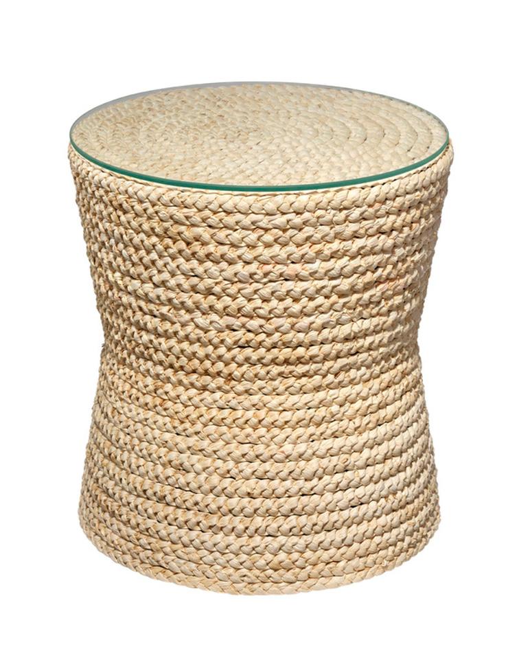 Grain Braided Side Accent Table by Jamie Young