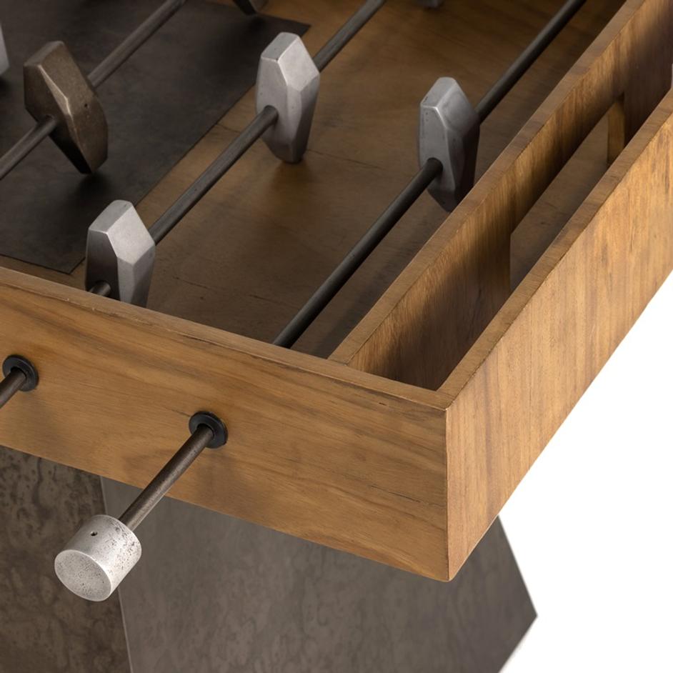 Foosball Table In Natural Brown Guanacaste by FOUR HANDS
