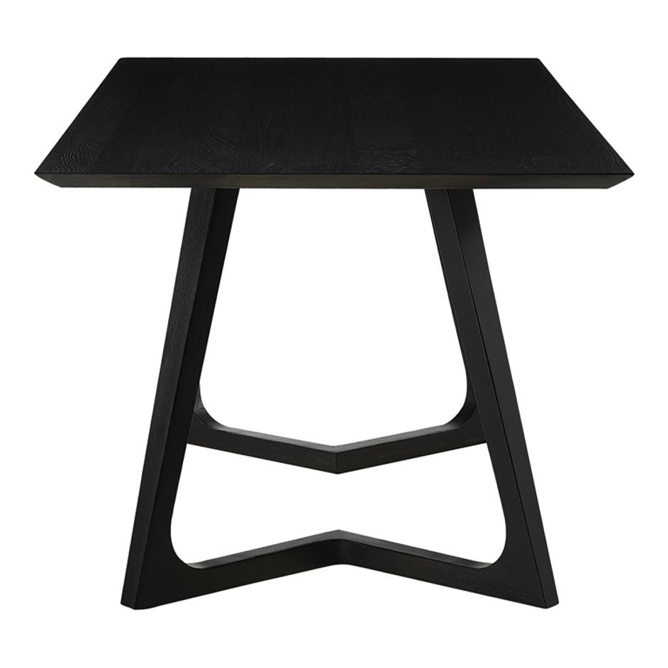 GODENZA DINING TABLE RECTANGULAR BLACK ASH by Moes Home