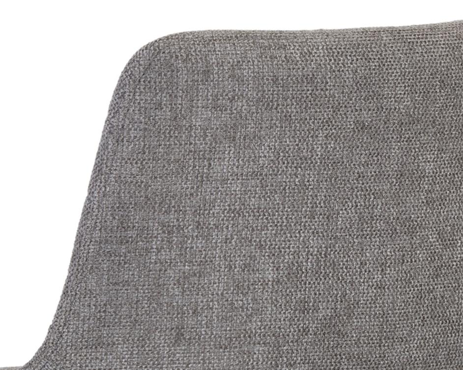 Andres Swivel Counter Stool - Belfast Koala Grey by Sunpan