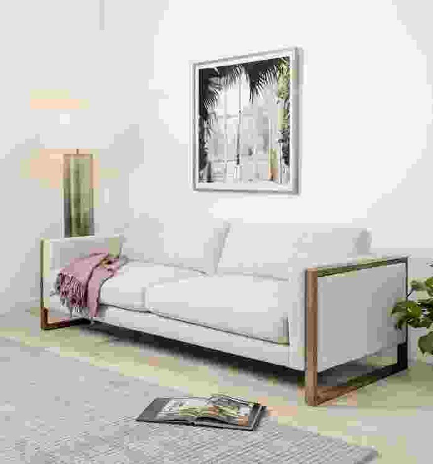 Otis Sofa 97" in Thames Cream by FOUR HANDS