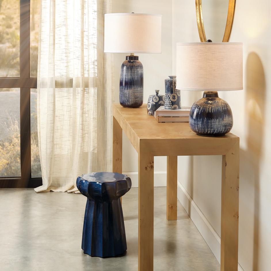 Batik Ceramic Table Lamp by Jamie Young