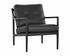 Gilmore Lounge Chair - Black Leather by Sunpan