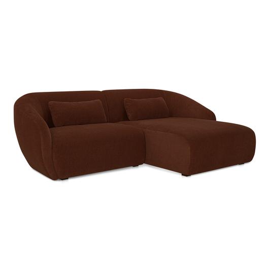 Amelia Nook Modular Right Sectional Chestnut by Moes Home
