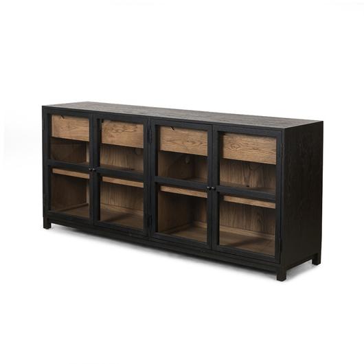 Millie Large Sideboard in Matte Black by FOUR HANDS