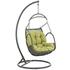 Grove Outdoor Patio Wood Swing Chair In Peridot by Modway Furniture