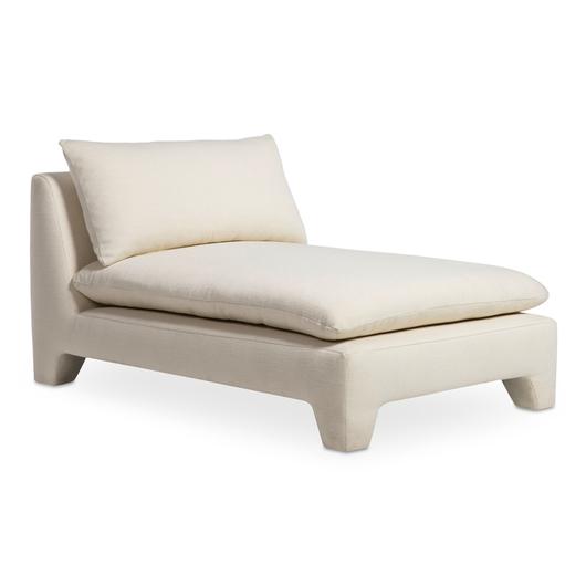 Estelle Chaise Cream by Moes Home