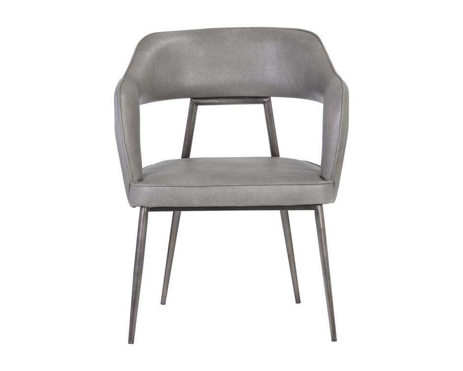 Kenny Dining Armchair - Bravo Metal by Sunpan