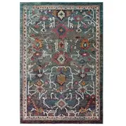 Preston Every Distressed Vintage Floral 8X10 Area Rug In Multicolored by Modway Furniture