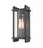 Fallow 1 Light Outdoor Wall Sconce in Black Finish by Z-Lite