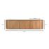 Theo Media Bench Natural by Moes Home
