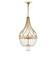 Ingénue Gold Chandelier In Antique Gold Leaf by Currey & Company