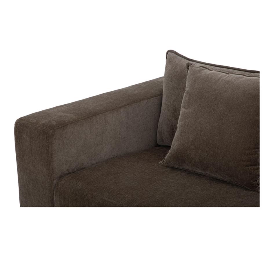 Kiran Sleeper Sofa Warm Charcoal by Moes Home