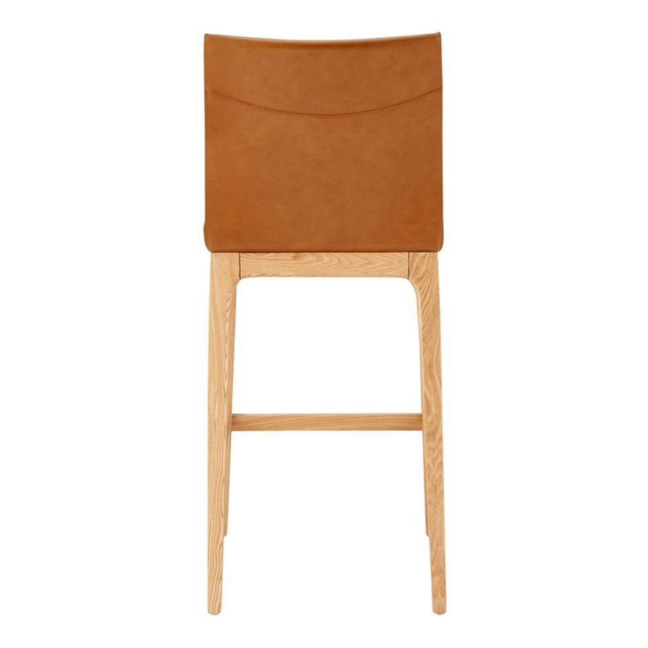 Devon KD PU Counter Stool, Moza Caramel by New Pacific Direct