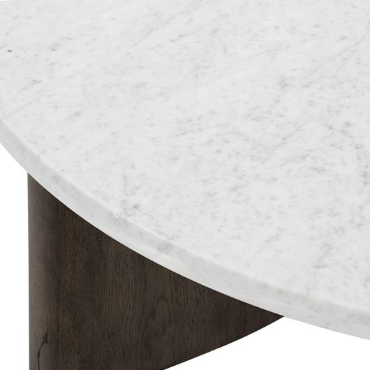 Toli Coffee Table - Italian White Marble by Four Hands