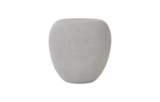 River Stone Side Table, Dark Granite by PHILLIPS COLLECTION