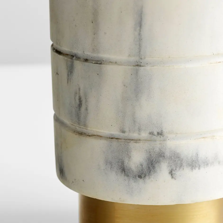 Casper Table Lamp in White by Cyan Design