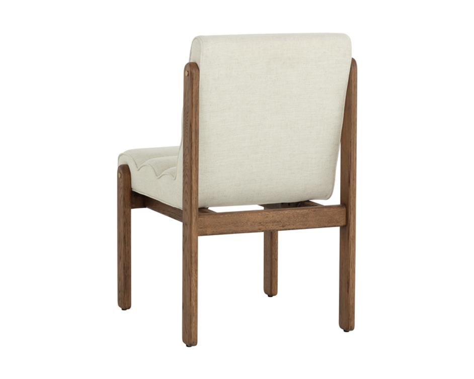 BERTIE DINING CHAIR - GERALT LINEN by Sunpan