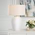 Adelaide White Table Lamp by Uttermost