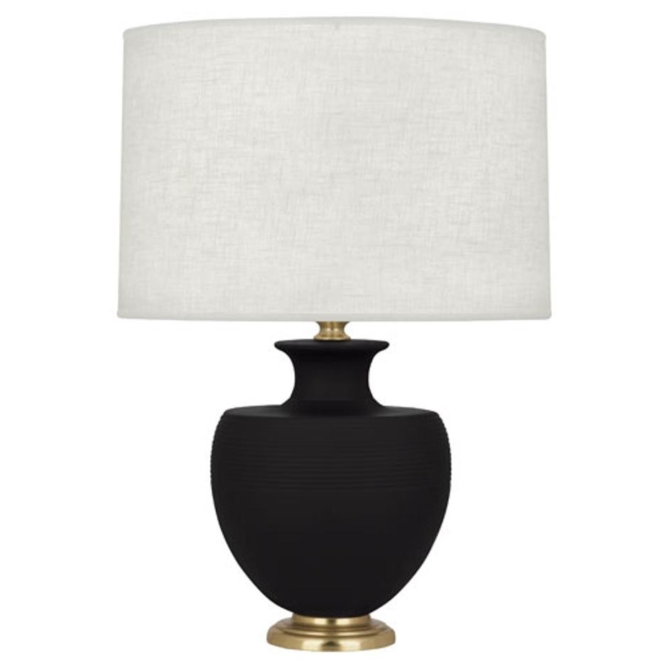 Matte Dark Coal Michael Berman Atlas Table Lamp by Robert Abbey
