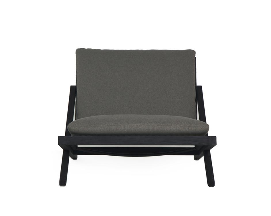 BARI LOUNGE CHAIR - CHARCOAL - GRACEBAY GREY by Sunpan