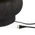 Kragen Table Lamp - Textured Matte Black Porcelain Ceramic by Four Hands