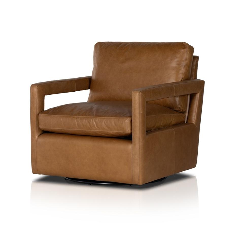 Olson Swivel Chair - Sonoma Butterscotch by Four Hands