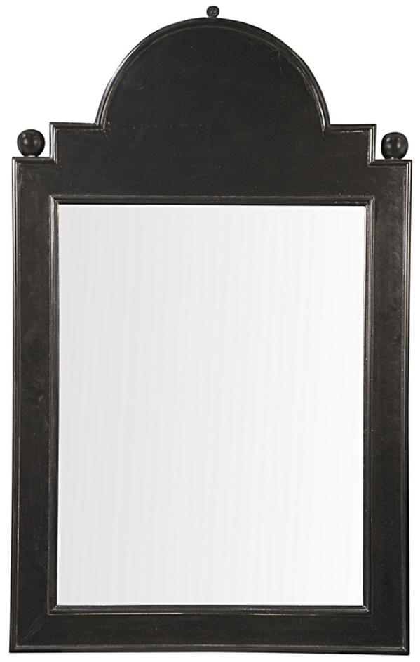 Jess Mirror, Hand Rubbed Black by Noir Furniture