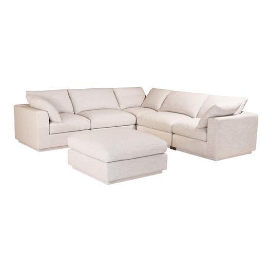 JUSTIN SIGNATURE MODULAR SECTIONAL TAUPE by Moes Home