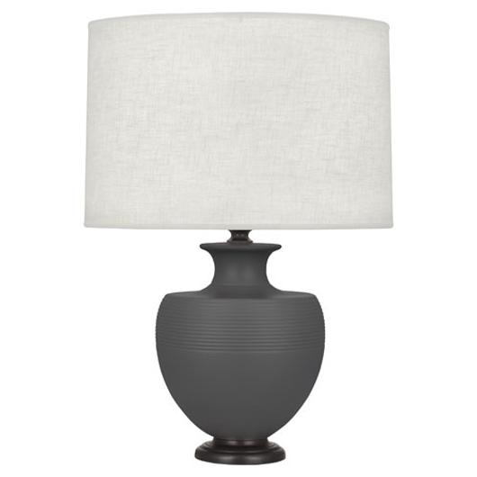 Matte Ash Michael Berman Atlas Table Lamp by Robert Abbey