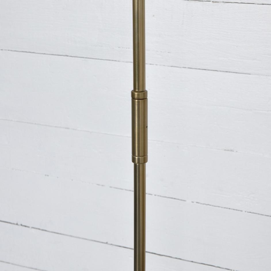 Hartford Floor Lamp In Patina Brass by FOUR HANDS