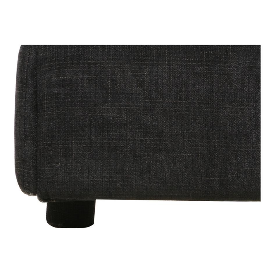 Zeppelin King Bed Heather Black by Moes Home