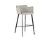 Griffin Barstool - November Grey / Bravo Cognac by Sunpan